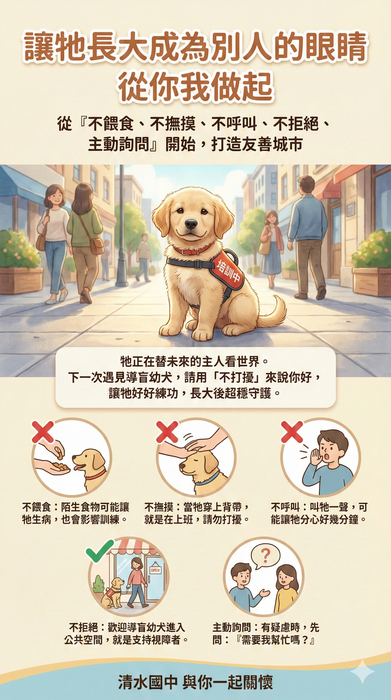 導盲犬宣導圖片